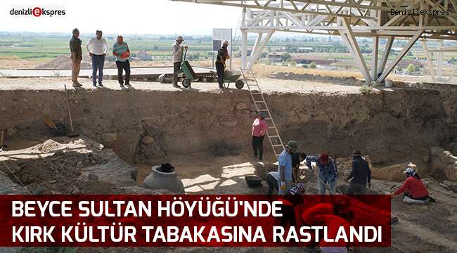 Beyce Sultan Höyüğü'nde Kırk Kültür tabakasına rastlandı