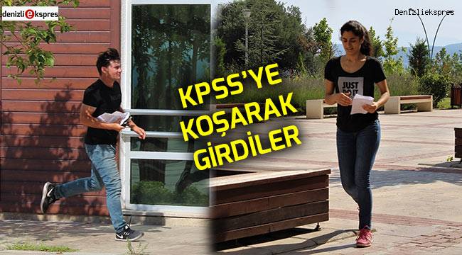 Denizli KPSS heyecanı