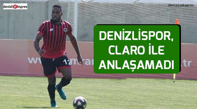Denizlispor, Claro ile anlaşamadı