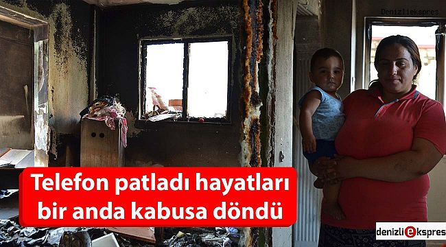 Gece uyurken çıkan yangın 4 çocuklu aileyi evsiz bıraktı