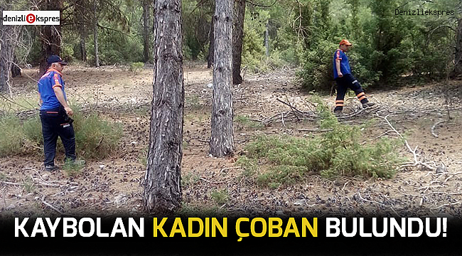Kaybolan kadın çoban bulundu!