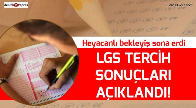Lgs yerleştirme sonuçları açıklandı!
