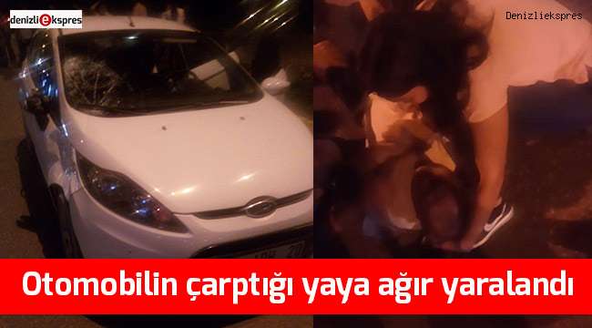 Otomobilin çarptığı yaya ağır yaralandı