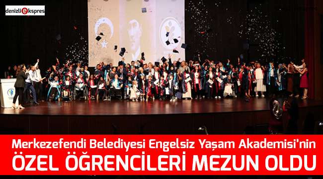 Özel öğrenciler mezun oldu
