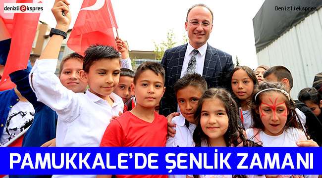 Pamukkale'de şenlik zamanı