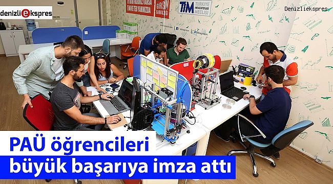 PAÜ öğrencileri büyük başarıya imza attı