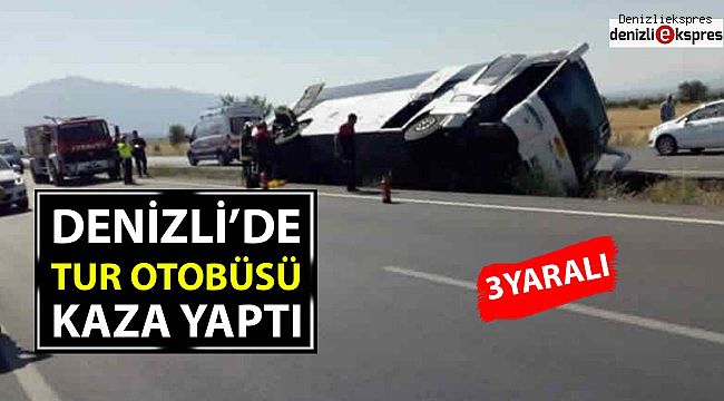 TUR OTOBÜSÜ KAZA YAPTI!
