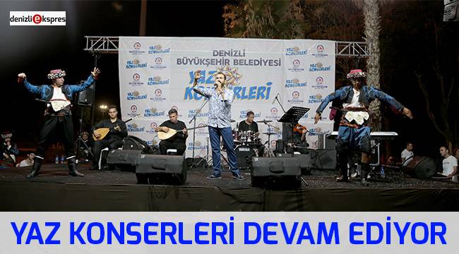Yaz konserleri devam ediyor
