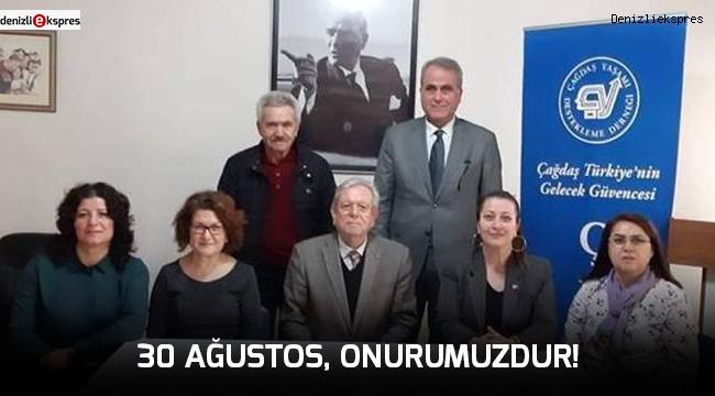 30 AĞUSTOS, ONURUMUZDUR!