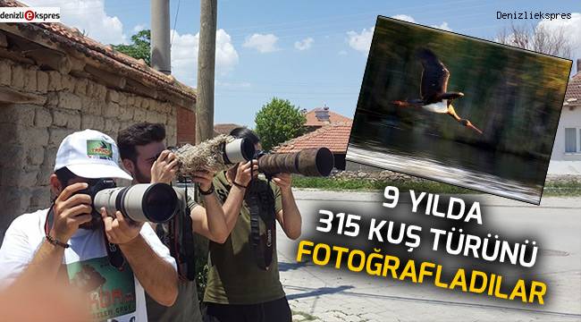 9 Yılda 315 kuş türünü fotoğrafladılar