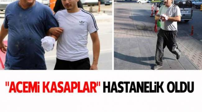 Acemi kasaplar bayramın ilk gününde hastanelere koştu