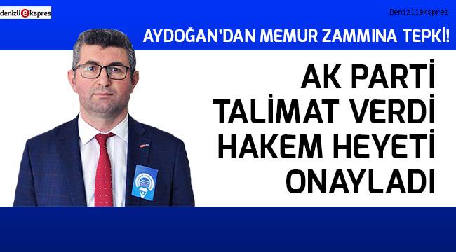 AK PARTİ TALİMAT VERDİ HAKEM HEYETİ ONAYLADI