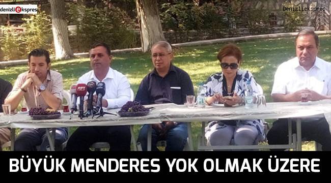 Büyük Menderes yok olmak üzere