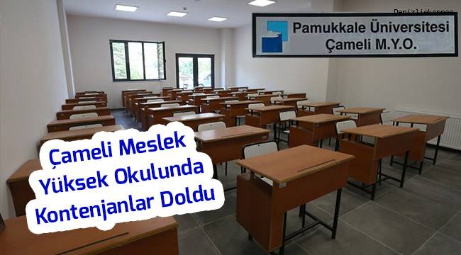 Çameli Meslek Yüksek Okulunda Kontenjanlar Doldu