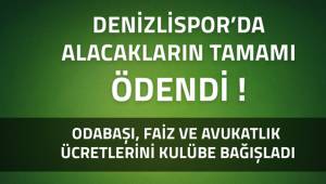 Denizlispor'da alacakların hepsi ödendi