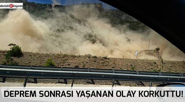 Deprem sonrası yaşanan olay korkuttu!