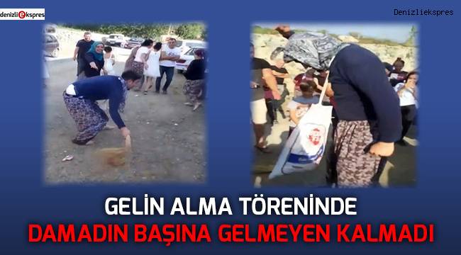 Gelin alma töreninde damadın başına gelmeyen kalmadı