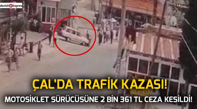 Motosiklet sürücüsüne 2 bin 361 TL ceza kesildi!