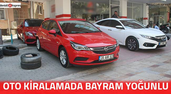 Oto kiralamada bayram yoğunluğu