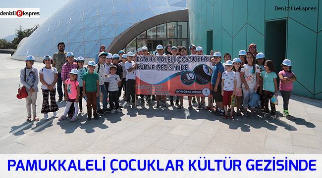 Pamukkaleli çocuklar Kültür Gezisinde