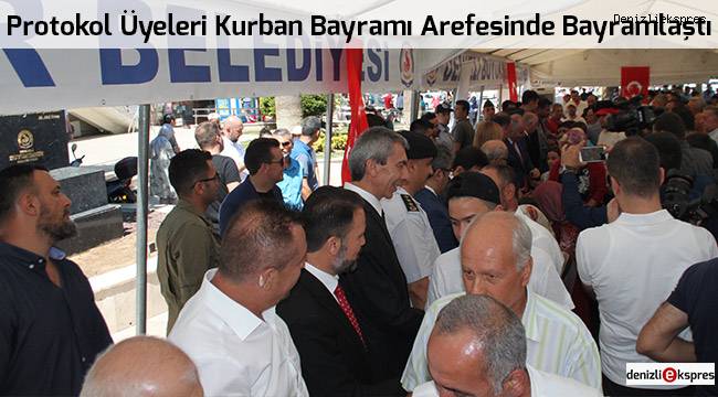 Protokol Üyeleri Kurban Bayramı Arefesinde Bayramlaştı