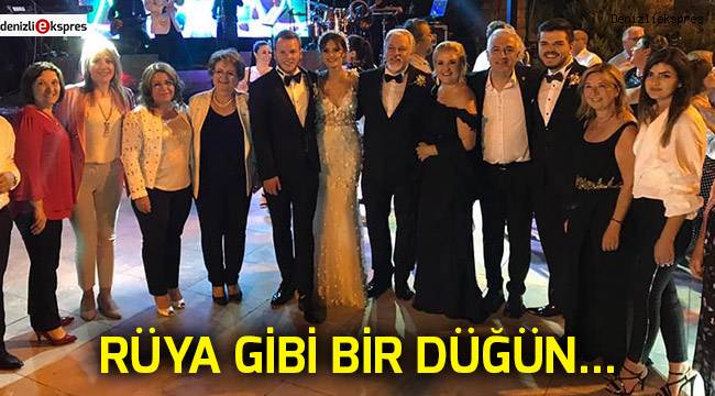 Rüya gibi bir düğün...