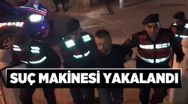 Suç makinesi yakalandı