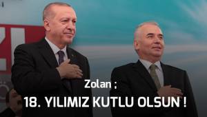 Zolan; 18. Yılımız kutlu olsun