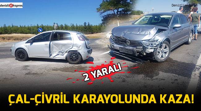 Çal-Çivril karayolunda kaza!