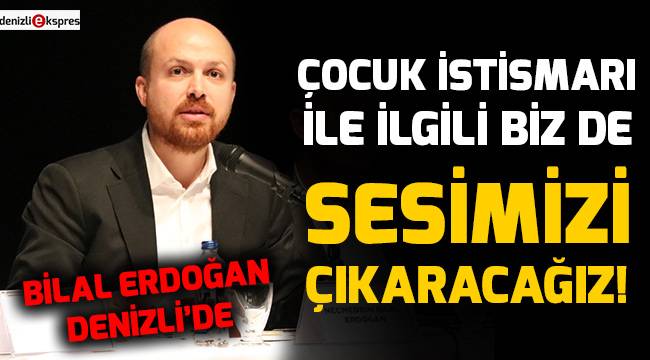 Çocuk istismarı ile ilgili biz de sesimizi çıkaracağız!