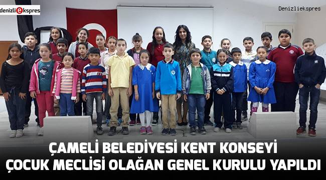 Çocuk Meclisi Olağan Genel Kurulu Yapıldı
