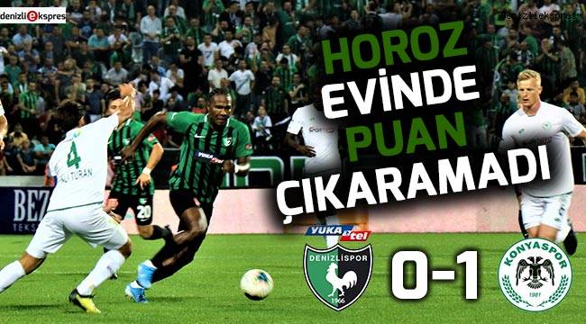 Horoz evinde puan çıkaramadı