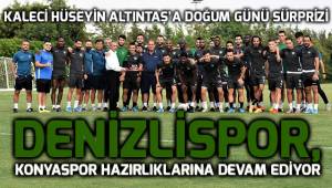 Kaleci Hüseyin Altıntaş’a doğum günü sürprizi