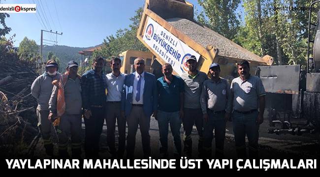 Yaylapınar Mahallesinde Üst Yapı Çalışmaları