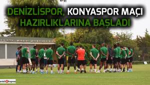 Yukatel Denizlispor, Konyaspor maçı hazırlıklarına başladı