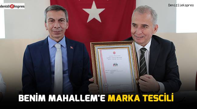 Benim Mahallem'e marka tescili