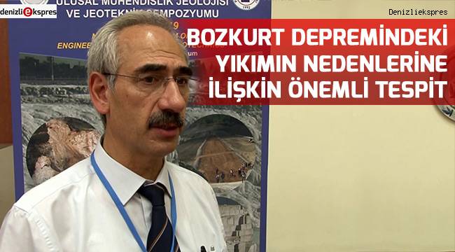 Bozkurt depremindeki yıkımın nedenlerine ilişkin önemli tespit