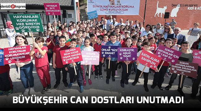 Büyükşehir can dostları unutmadı