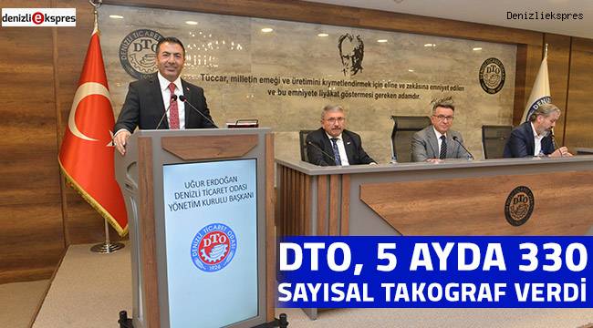DTO, 5 AYDA 330 SAYISAL TAKOGRAF VERDİ