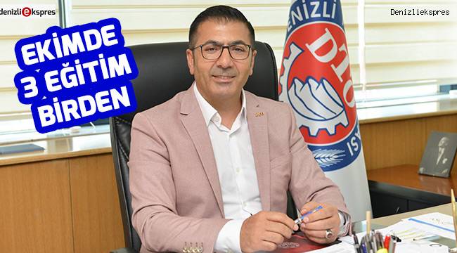 EKİMDE 3 EĞİTİM BİRDEN