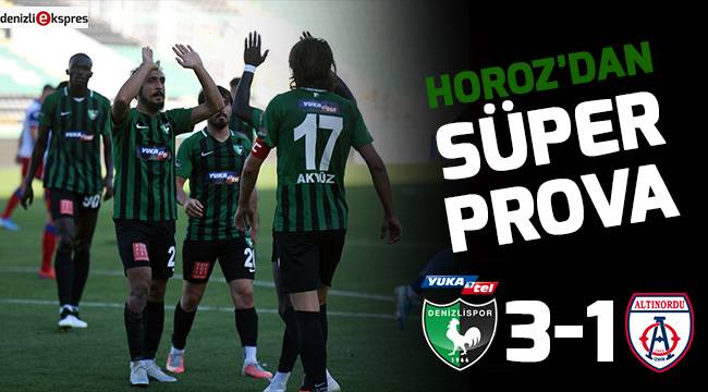 Horoz'dan süper prova