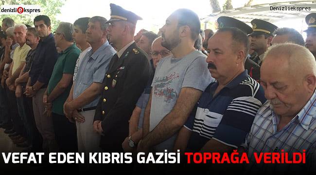 Vefat eden Kıbrıs gazisi toprağa verildi