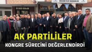 AK Partililer kongre sürecini değerlendirdi