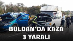 Buldan'da kaza, 3 yaralı