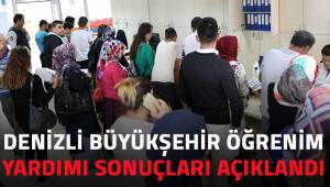 Denizli Büyükşehir öğrenim yardımı sonuçlandı