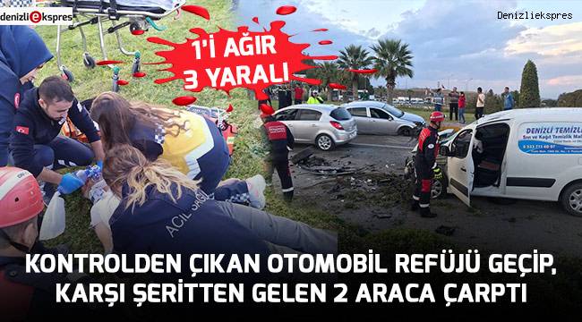 Denizli'de feci kaza!