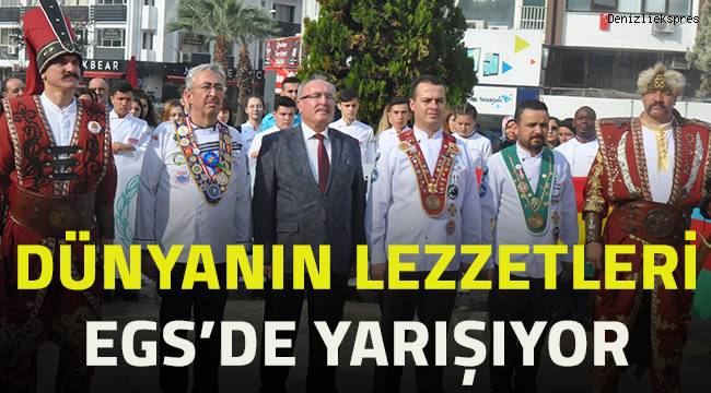 Dunyanın lezzetleri EGS de yarışıyor