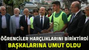 Harçlıklarını biriktiren öğrenciler ‘Başka Hayatlar da Var’ projesi ile PASVAK Aşevine teslim etti