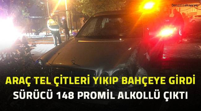 Kaza yapan aracın sürücüsü alkollü çıktı