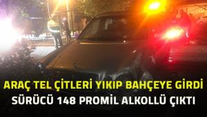 Kaza yapan aracın sürücüsü alkollü çıktı